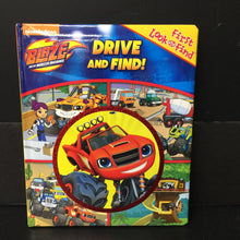 Load image into Gallery viewer, Blaze &amp; the Monster Machines Drive and Find -character look &amp; find board
