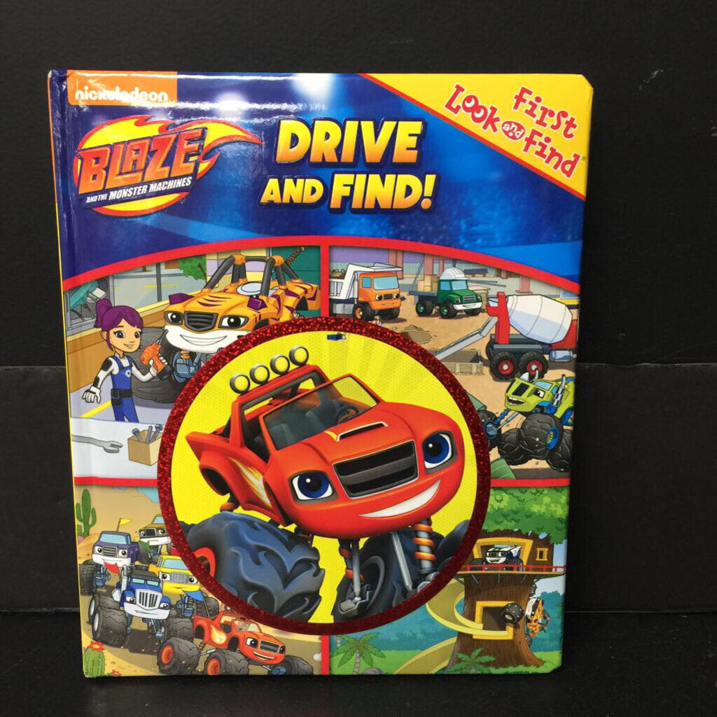 Blaze & the Monster Machines Drive and Find -character look & find board