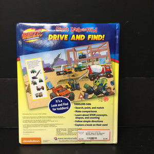Blaze & the Monster Machines Drive and Find -character look & find board