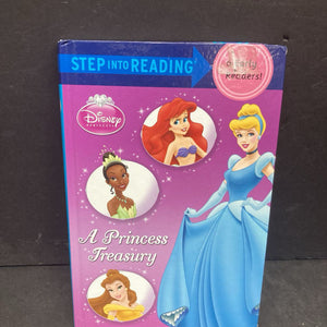 A Princess Treasury (Step Into Reading Level 2) (Disney Princess) -hardcover reader