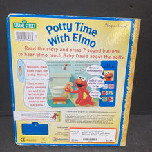 Load image into Gallery viewer, Potty Time with Elmo (Sesame Street) -character board sound
