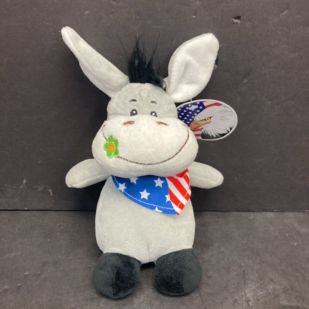 USA Donkey Plush (NEW) (World Plush)