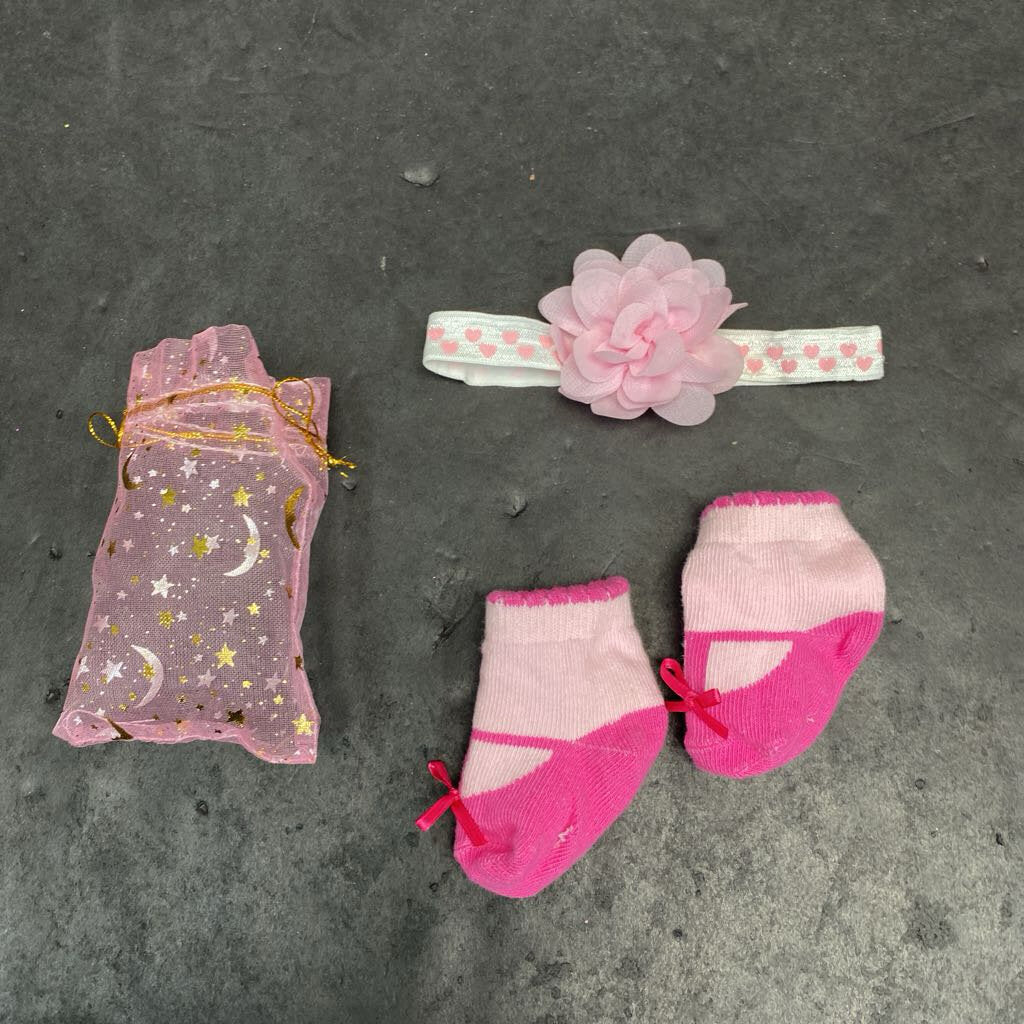 Flower Headband & Socks Set