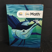 Load image into Gallery viewer, Into Math Grade 7 (Houghton-Mifflin Harcourt) -workbook
