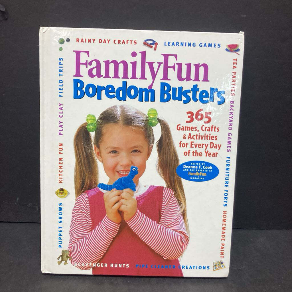 FamilyFun Boredom Busters: 365 Games, Crafts, and Activities For Every Day of the Year -hardcover activity
