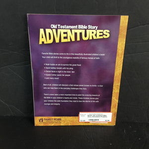 Old Testament Bible Story Adventures: Prophets, Kings, & Miracles -paperback religion