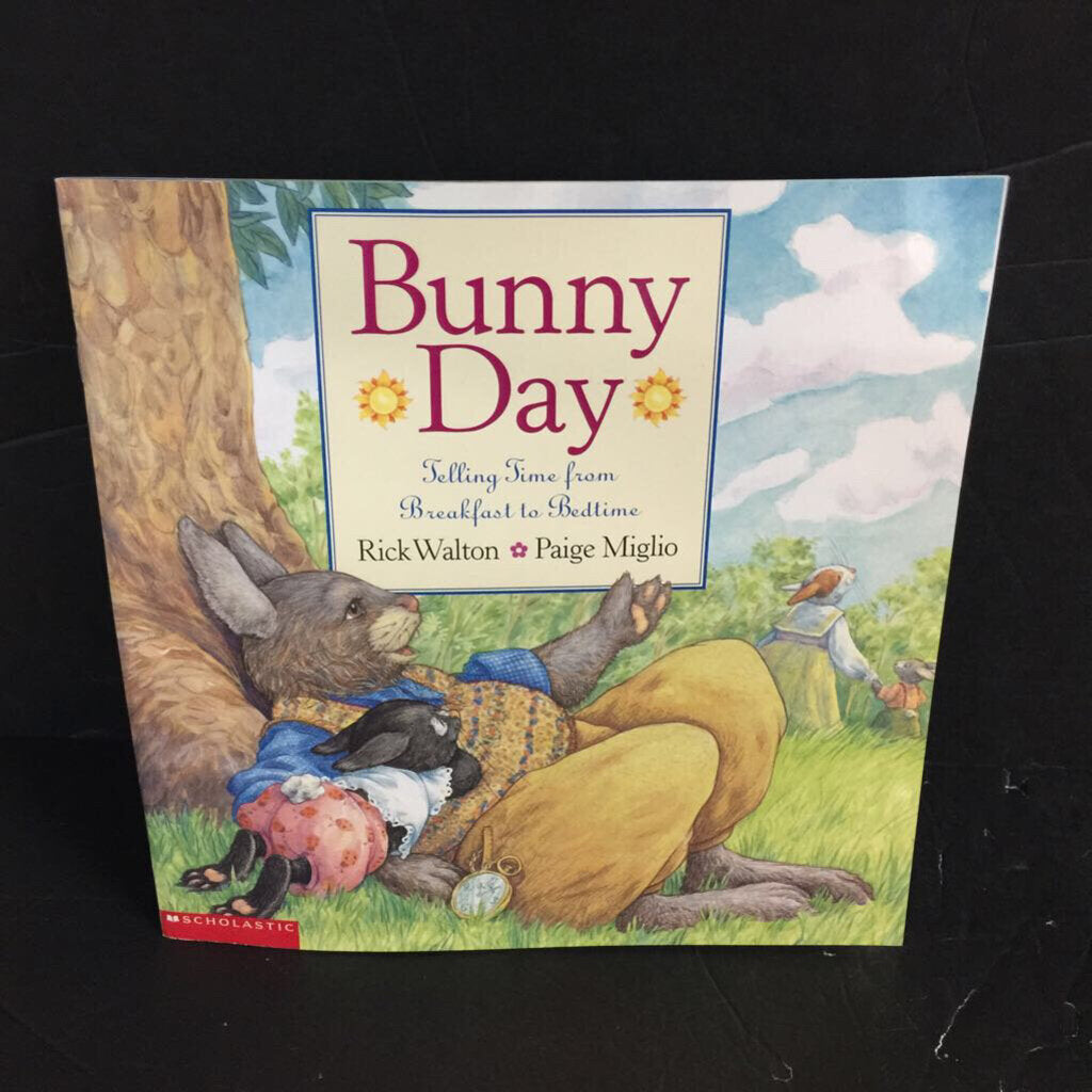 Bunny Day: Telling Time From Breakfast to Bedtime (Rick Walton) -paperback