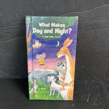 Load image into Gallery viewer, What Makes Day and Night? A Just Ask Book (Chris Arvetis &amp; Carole Palmer) -hardcover educational
