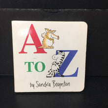 Load image into Gallery viewer, A to Z (Sandra Boynton) -board
