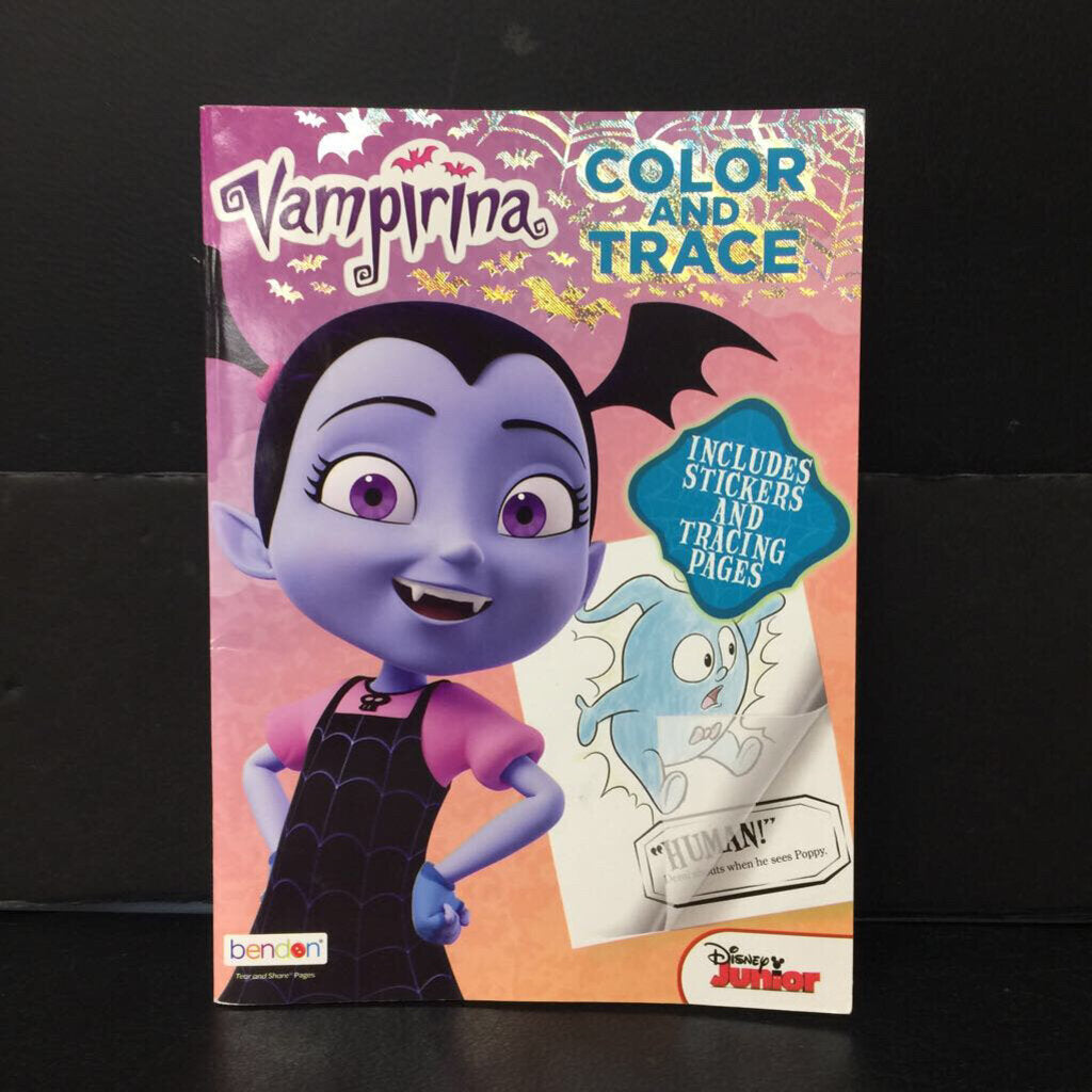 Vampirina Color and Trace (Disney) -paperback activity