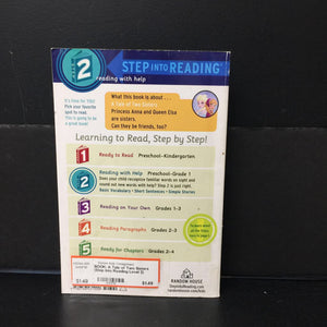 A Tale of Two Sisters (Step Into Reading Level 2) (Disney Frozen) -character reader