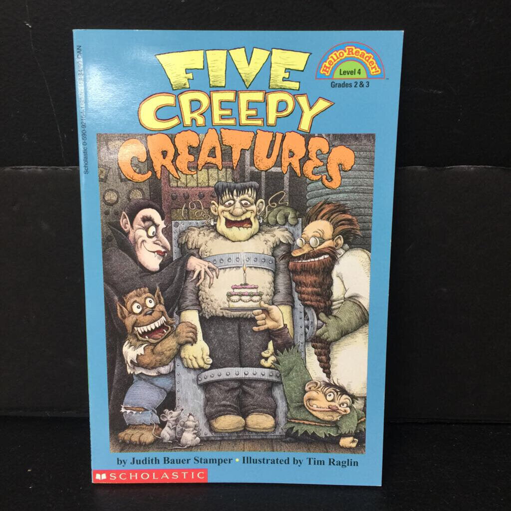 Five Creepy Creatures (Hello Reader Level 4) -reader