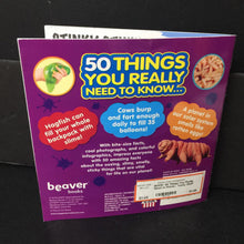 Load image into Gallery viewer, 50 Things You Really Need to Know... Yucky Stuff (Nicola Baxter) -paperback educational
