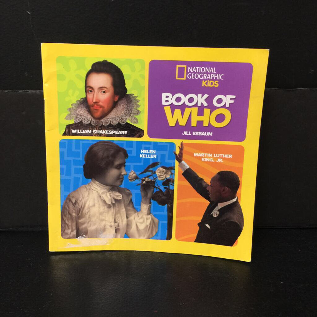 Book of Who (National Geographic Kids) (Jill Esbaum) (Notable Person) -paperback educational