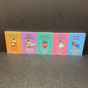 Five Stories of Women Who Rocked the World Book Collection (Good Night Stories for Rebel Girls) (Notable Person) -hardcover educational series