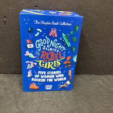 Load image into Gallery viewer, Five Stories of Women Who Rocked the World Book Collection (Good Night Stories for Rebel Girls) (Notable Person) -hardcover educational series
