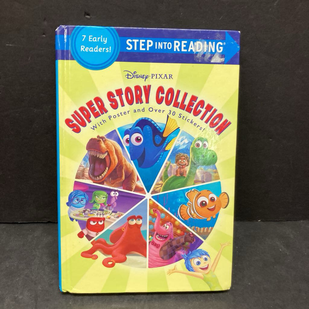 Super Story Collection (Step Into Reading Levels 1, 2, & 3) (Disney) -hardcover character