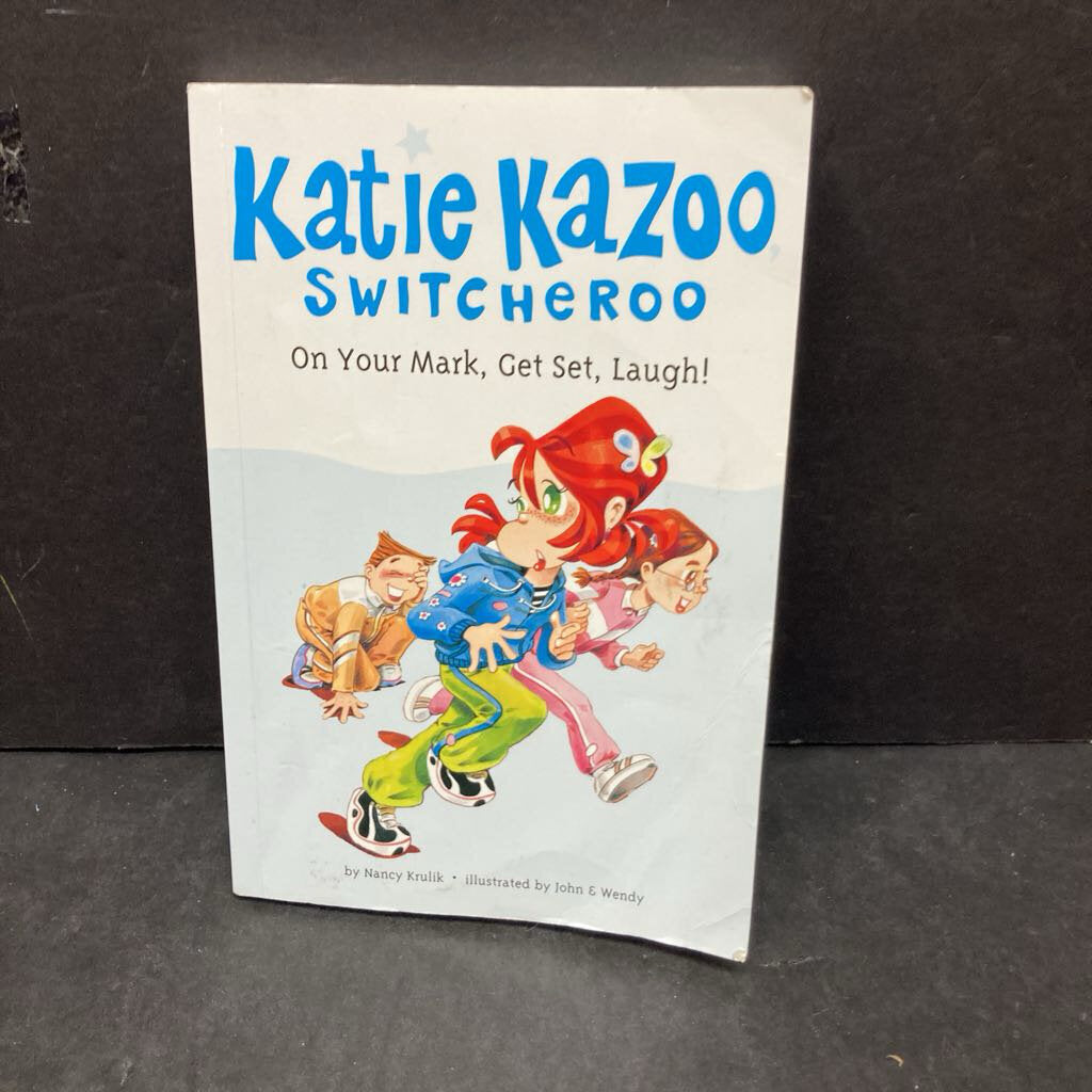 Friends for Never / On Your Mark, Get Set, Laugh! (Katie Kazoo Switcheroo Dual Book) (Nancy Krulik) -paperback series