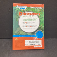 Load image into Gallery viewer, Dinosaurs (Discover Kids 3D Readers) -hardcover educational reader
