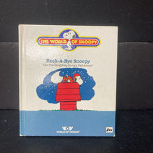 Load image into Gallery viewer, Rock-A-Bye Snoopy (World of Snoopy) (Peanuts) -hardcover character
