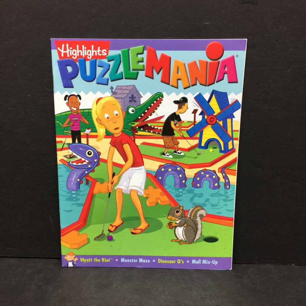 Highlights Puzzlemania -paperback activity
