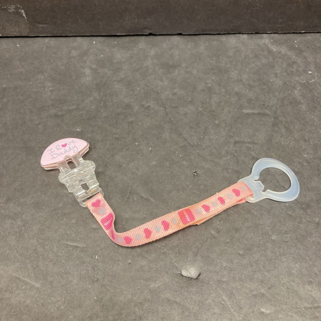 Heart Pacifier Clip