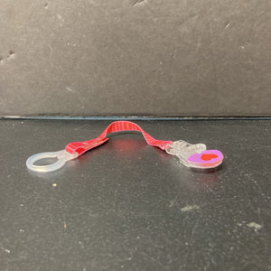 Striped Pacifier Clip