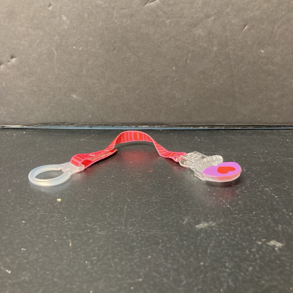 Striped Pacifier Clip