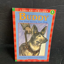 Load image into Gallery viewer, Buddy The First Seeing Eye Dog (Scholastic Reader Level 4) (Eva Moore) -educational reader
