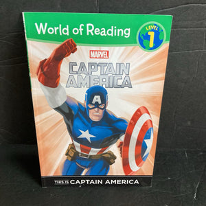 This is Captain America (World of Reading Level 1) (Marvel) -character reader