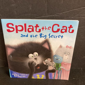 Splat the Cat and the Big Secret (Rob Scotton) -character paperback