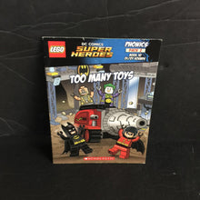 Load image into Gallery viewer, Too Many Toys (LEGO DC Comics Super Heroes) (Phonics Book 10) -character reader
