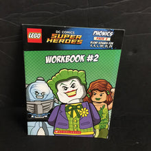 Load image into Gallery viewer, Workbook #2 (LEGO DC Comics Super Heroes) (Phonics Book 5) -character activity reader
