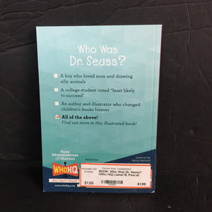 Who Was Dr. Seuss? (Who HQ) (Janet B. Pascal) (Notable Person) -paperback educational series