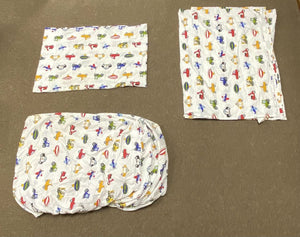 Vehicles Fitted Sheet, Flat Sheet, & Pillowcase Set (Dream Factory)