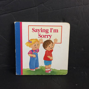 Saying I'm Sorry -board