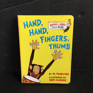 Hand, Hand, Fingers, Thumb (Al Perkins) -dr. seuss-board