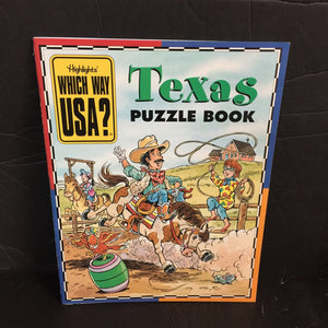 Texas Puzzle Book (Highlight's Which Way USA?) -paperback activity
