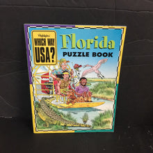 Load image into Gallery viewer, Florida Puzzle Book (Highlight&#39;s Which Way USA?) -paperback activity
