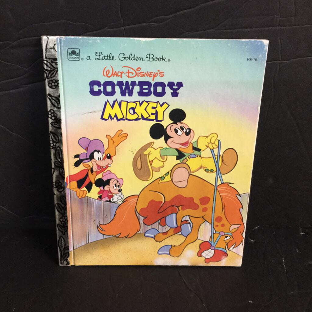 Cowboy Mickey (Disney) (Mickey Mouse & Friends) (Golden Book) -character hardcover
