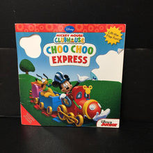 Load image into Gallery viewer, Choo Choo Express (Mickey Mouse &amp; Friends) (Mickey Mouse Clubhouse) (Lift-The-Flap) (Disney) -character paperback
