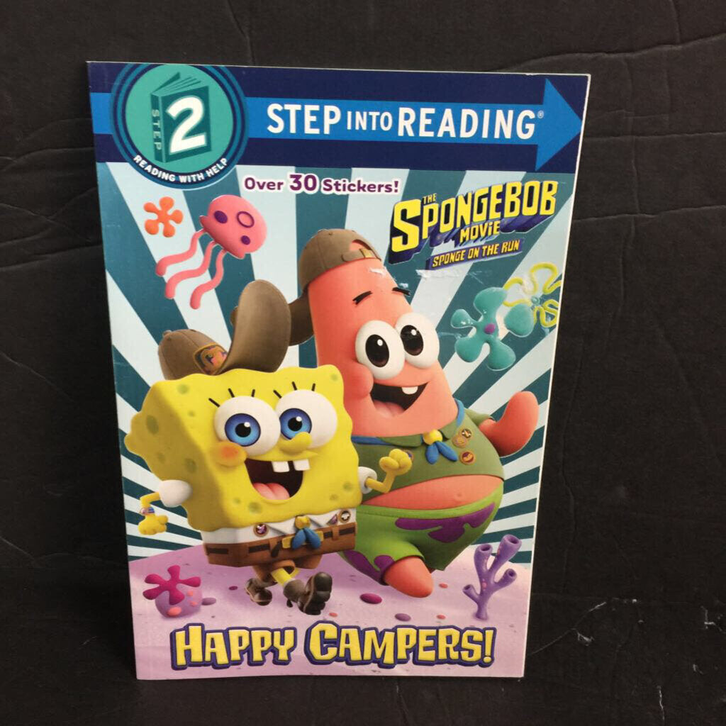 Happy Campers! (Spongebob Squarepants Movie: Sponge on the Run) (Step Into Reading Level 2) -character reader