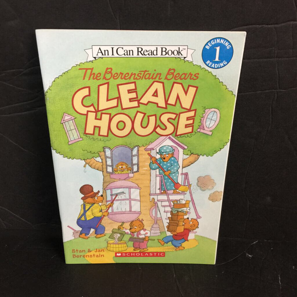 The Berenstain Bears: Clean House (Stan & Jan Berenstain) (I Can Read Level 1) -character reader