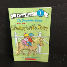 Load image into Gallery viewer, The Berenstain Bears and the Shaggy Little Pony (Jan &amp; Mike Berenstain) (I Can Read Level 1) -character reader
