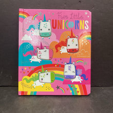 Load image into Gallery viewer, Five Little Unicorns -board
