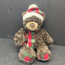 Load image into Gallery viewer, Bear in Hat &amp; Scarf Plush (Gentle Treasures)
