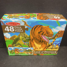 Load image into Gallery viewer, 48pc Land of Dinosaurs Floor Puzzle
