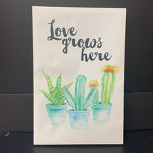 Load image into Gallery viewer, &quot;Love grows here&quot; Canvas

