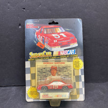 Load image into Gallery viewer, Morgan Shepherd #15 MotorCraft NASCAR Stock Car w/Collector Card &amp; Display Stand (NEW)
