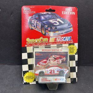Morgan Shepherd #21 Citgo NASCAR Stock Car w/Collector Card & Display Stand (NEW)
